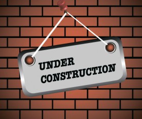 Website under construction vector material 08