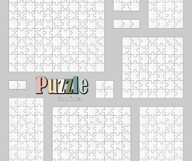 White pizzle template vector 03