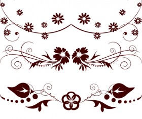 3 Kind cute flower brushes