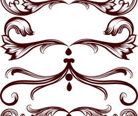 4 Kind Classical ornament brushes