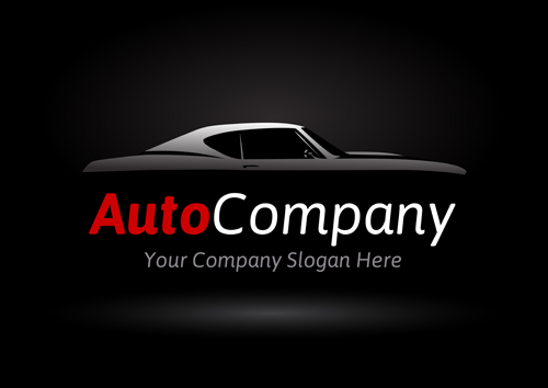 Auto company logos creative vector 03