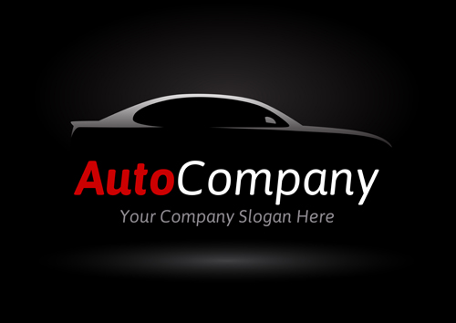 Auto company logos creative vector 06