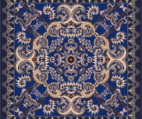 Bandanna floral ornaments with paisley pattern vector 04