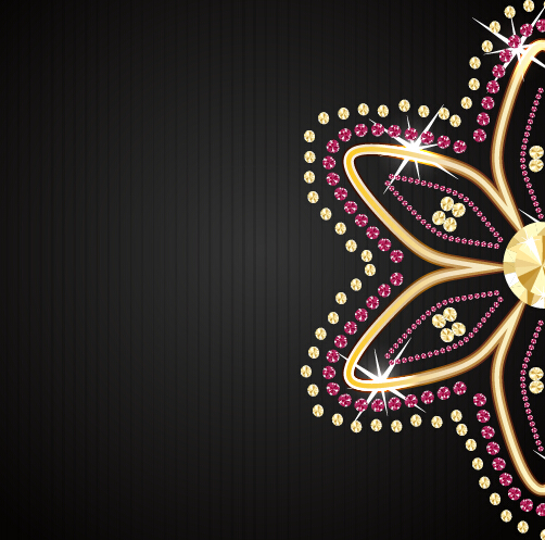 Beautiful Jewelry vector background