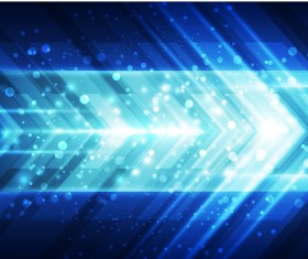 Blue tech futuristic background vector 08