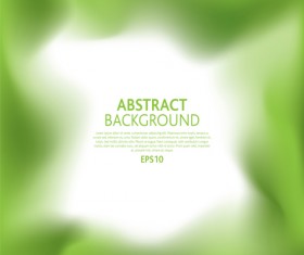 Blurs abstract green background vector