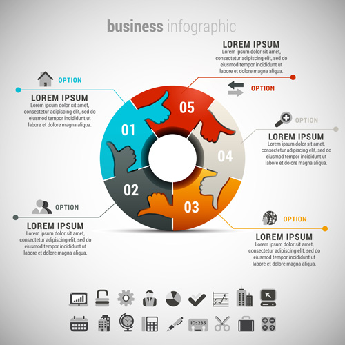 Business Infographic creative design 3890