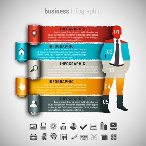 Business Infographic creative design 3895