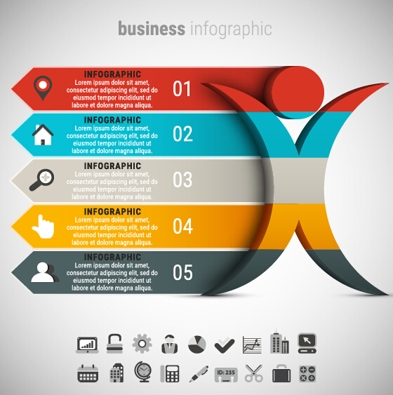 Business Infographic creative design 3904