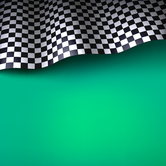 Colored background with checkered flag vectors 02
