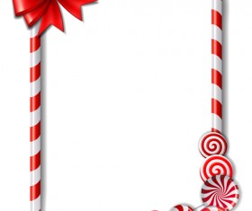 Cute candy frames vector material 03 free download