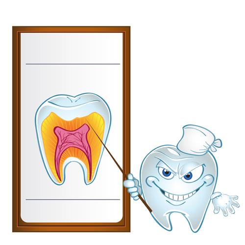 Dental health education vectors 01