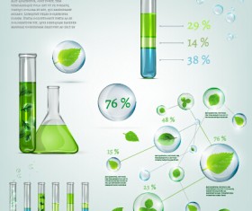 Eco Infographics and leaves bubble vector 12
