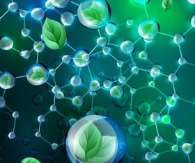 Eco Infographics with bubble vectors 09