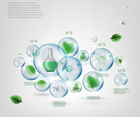 Eco infographics elements vectors graphics 13