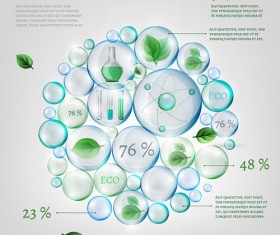 Eco infographics elements vectors graphics 17