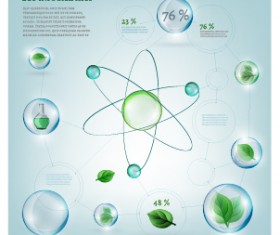 Eco infographics elements vectors graphics 20
