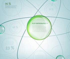 Eco infographics elements vectors graphics 21