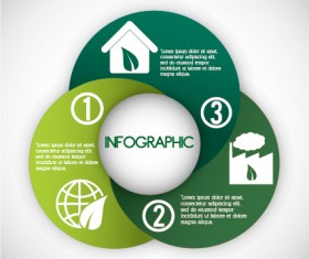 Ecology and energy infographic vector illustration 01