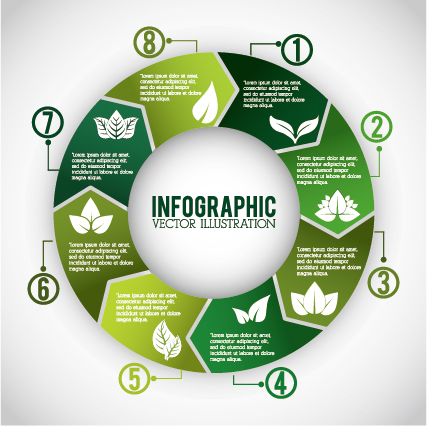 Ecology and energy infographic vector illustration 05