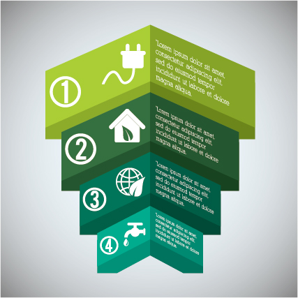 Ecology and energy infographic vector illustration 06