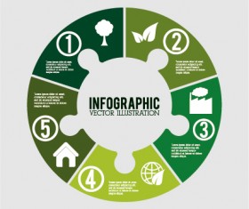 Ecology and energy infographic vector illustration 07