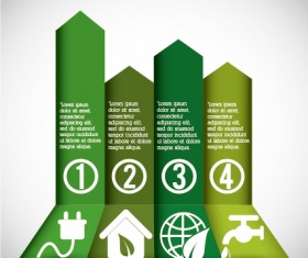 Ecology and energy infographic vector illustration 12