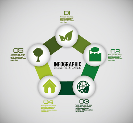 Ecology and energy infographic vector illustration 20