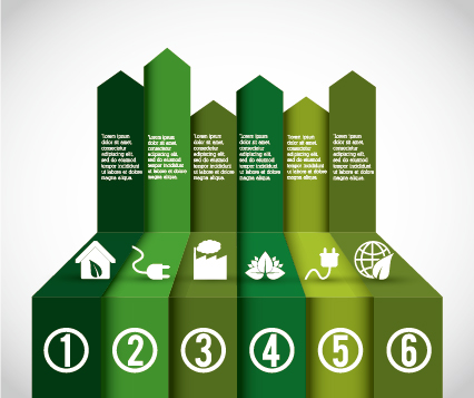 Ecology and energy infographic vector illustration 23