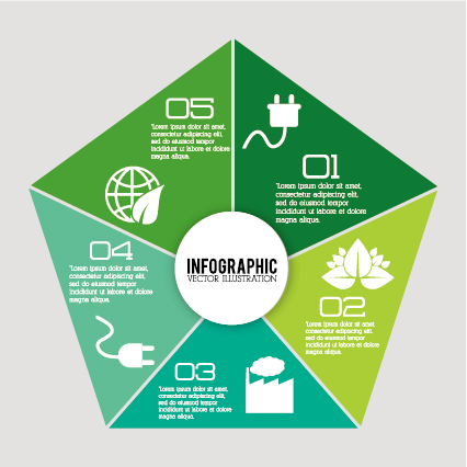 Ecology and energy infographic vector illustration 25