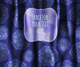 Floral seamless pattern with silk vectors 05