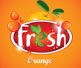 Fresh juice poster design vectors material 02