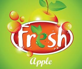 Fresh juice poster design vectors material 04