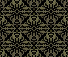 Gothic ornament pattern seamless vector 01