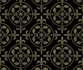 Gothic ornament pattern seamless vector 04