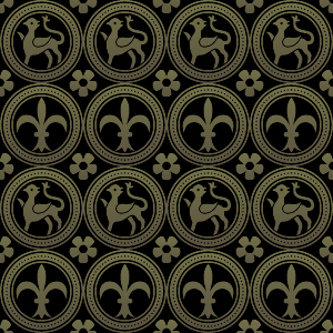 Gothic ornament pattern seamless vector 09