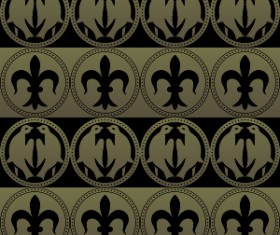 Gothic ornament pattern seamless vector 10