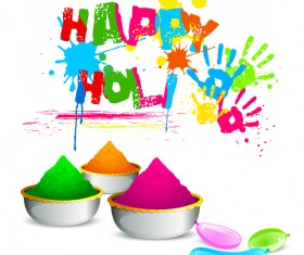 Holi creative background art vector 11