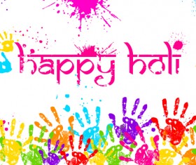Holi creative background art vector 13