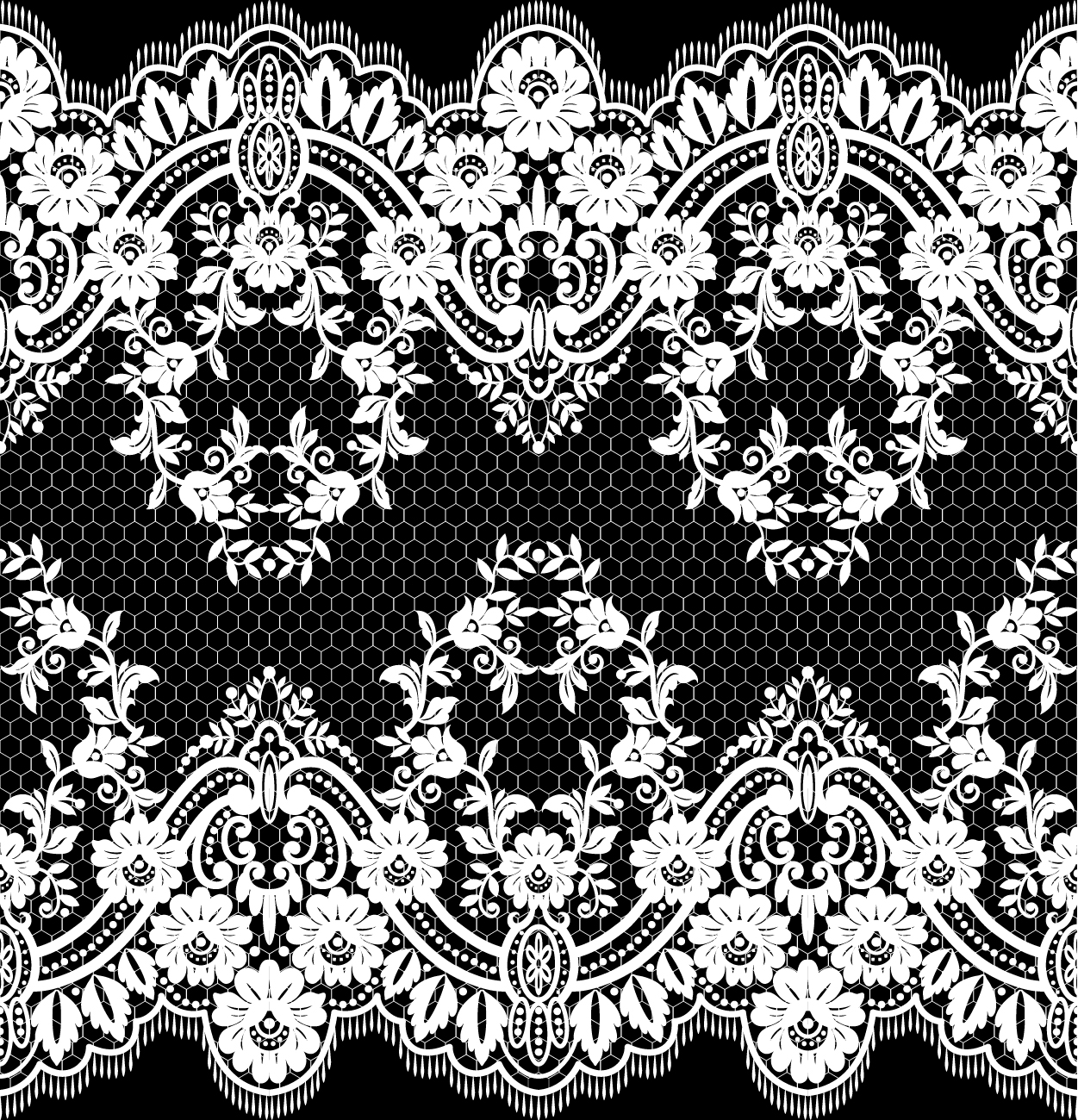 Seamless lace pattern - Stock Illustration [65823966] - PIXTA