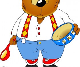 Little bear vector design