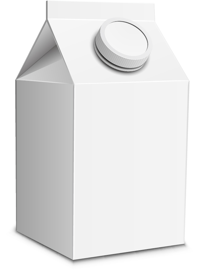 Milk packer carton vector template 02