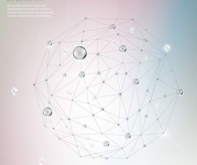 Molecule elements infographics vectors 01