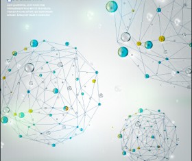 Molecule elements infographics vectors 03