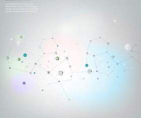 Molecule elements infographics vectors 05