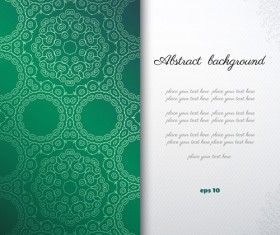 Ornaments pattern with abstract background vector 01