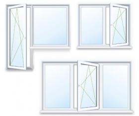 Plastic window design template vector 02