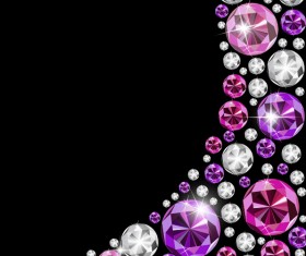 Shining diamond art background 03