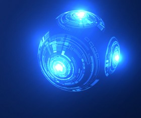 Tech digital world backgrounde template vector 10