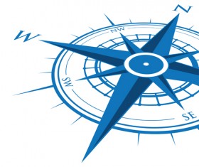 Vector compass background design material 03